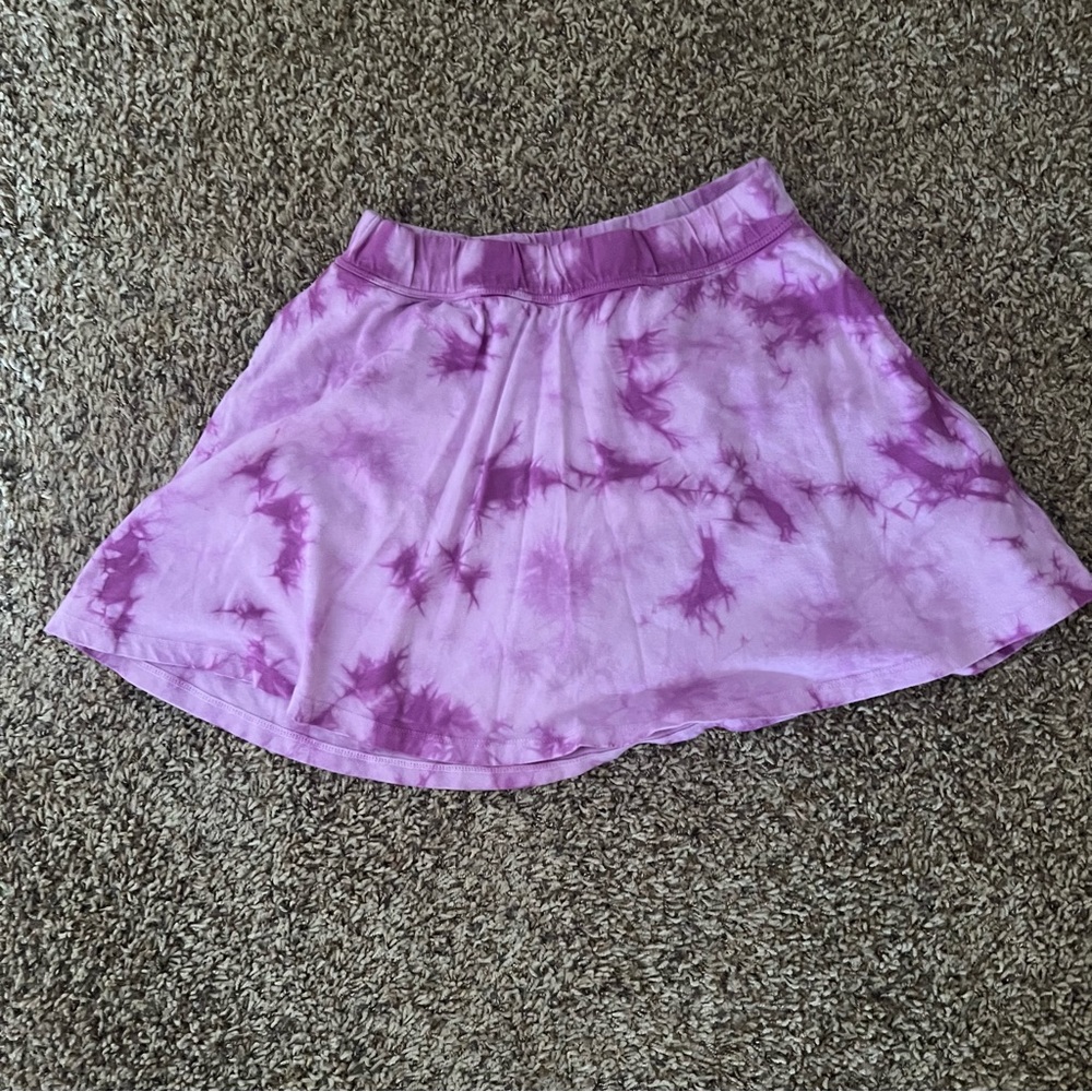 GAP Kids Purple Tie-Dye Skater Skort